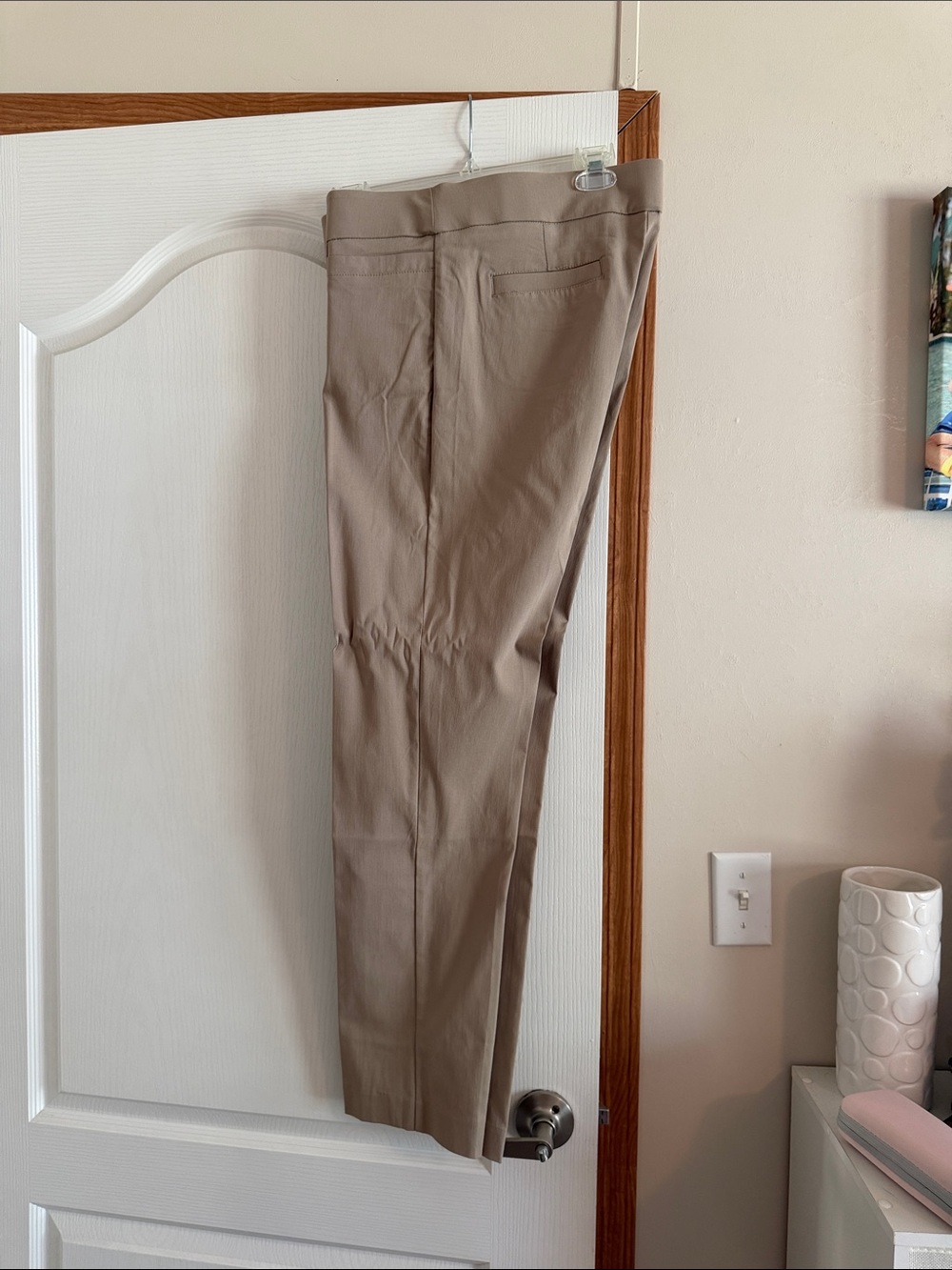 Classic Women’s Khaki Dress Pants - Tailored Fit